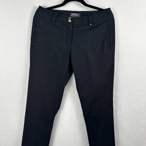 Nike Golf Tour Performance‎ Dri Fit Women Pants Black Zippered Side Pockets Sz 8